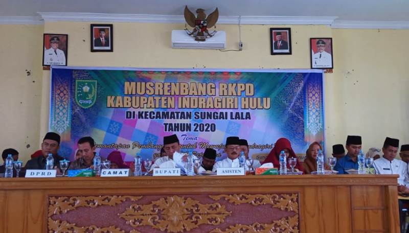 Musrenbang RKPD Inhu Bahas Pemantapan Pembangunan di Kecamatan Sei Lala