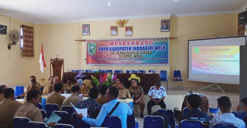 Musrenbang Inhu 2020 di Kecamatan Lirik Pembangunan Yang Diusulkan