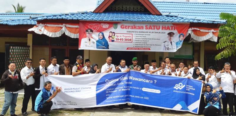 Camat Tembilahan Ajak Warganya Sukseskan Sensus Penduduk online 2020