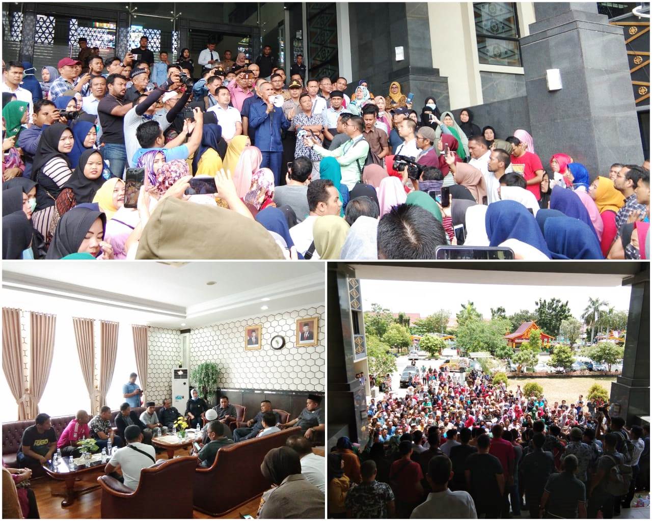 PT MPP Putuskan Aliran Listrik, Ratusan Pedagang Mengadu ke DPRD Pekanbaru 