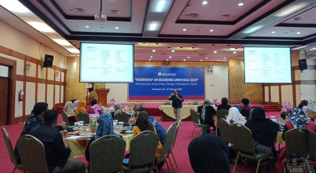 Perluas Akses Pasar Via Digital, BI Riau Gelar Workshop Onboarding UMKM Riau 