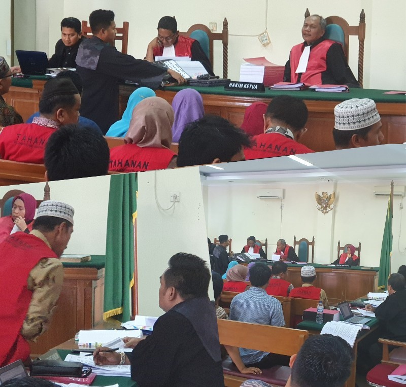 Guru Korban Kriminalisasi Menangis di Ruang Sidang, Istri Hamil dan Anak Menanggung Siksa