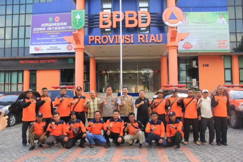 Tanggulangi Karhutla, Sebanyak 83 Personil dari BPBD, DLHK, Satpol PP Dikirim ke Dumai dan Rohil