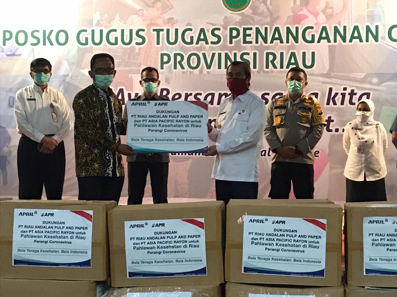 Diterima Gubri, RAPP dan APR Bantu Ribuan APD dan Masker Untuk Tim Medis