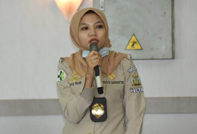 Dumai DTL, KKP Bengkalis Cek Penumpang dari Dumai