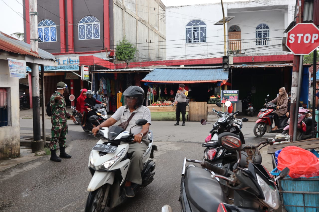 Kawasan Wajib Masker di Tembilahan Diperluas