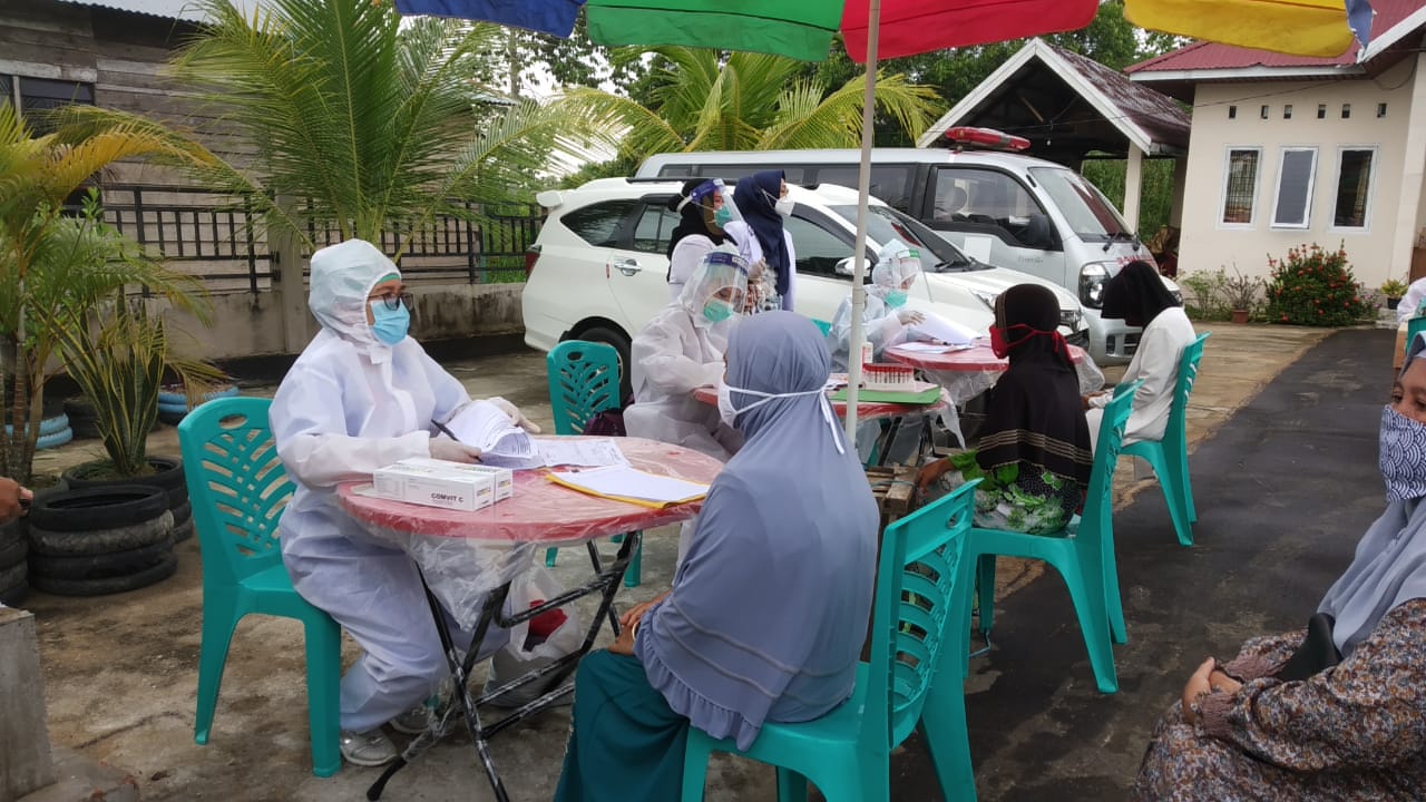 Sambut Hari Bhayangkara Ke-74, Polres Inhil Gelar Rapid Test Massal