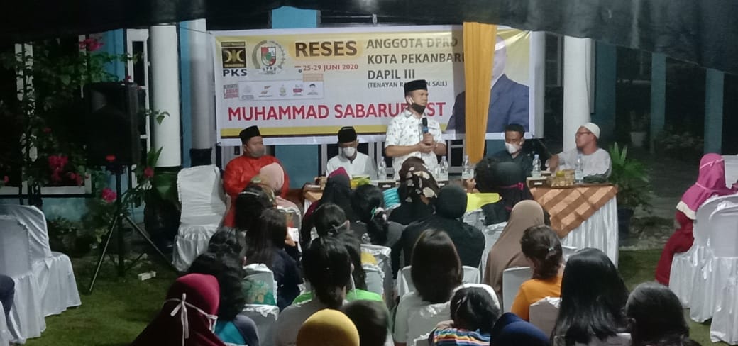 Reses di Dapil III, Sabarudi : Bansos PSBB dan PPDB Jadi Keluhan Utama Warga