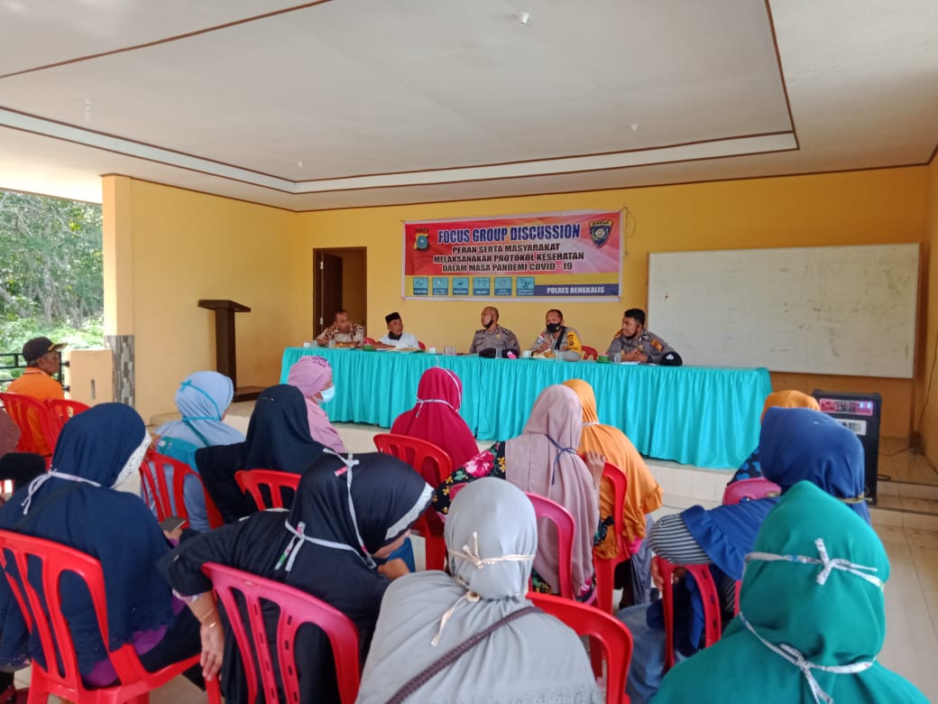 Jaga Kamtibmas Ditengah Covid-19, Sat Binmas Polres Gelar FGD