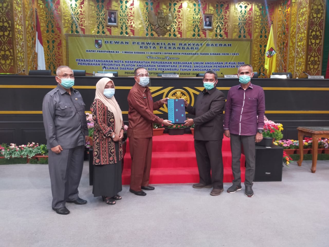 MoU KUA-PPAS APBD-P 2020, DPRD Pekanbaru Gelar Paripurna Virtual