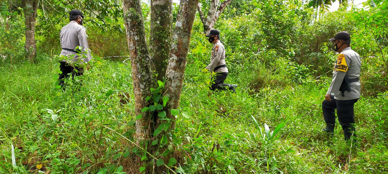 Kapolsek Pasir Penyu Pimpin Operasi Cegah Karhutla Di Titik Rawan