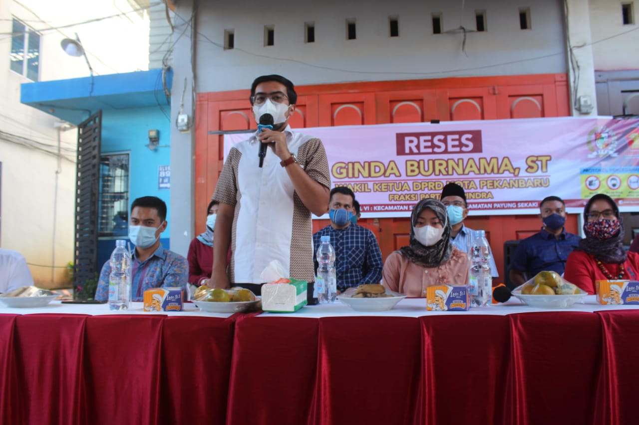 Reses, Ginda Janji Tuntaskan Pengaspalan Jalan Pemuda Tampan