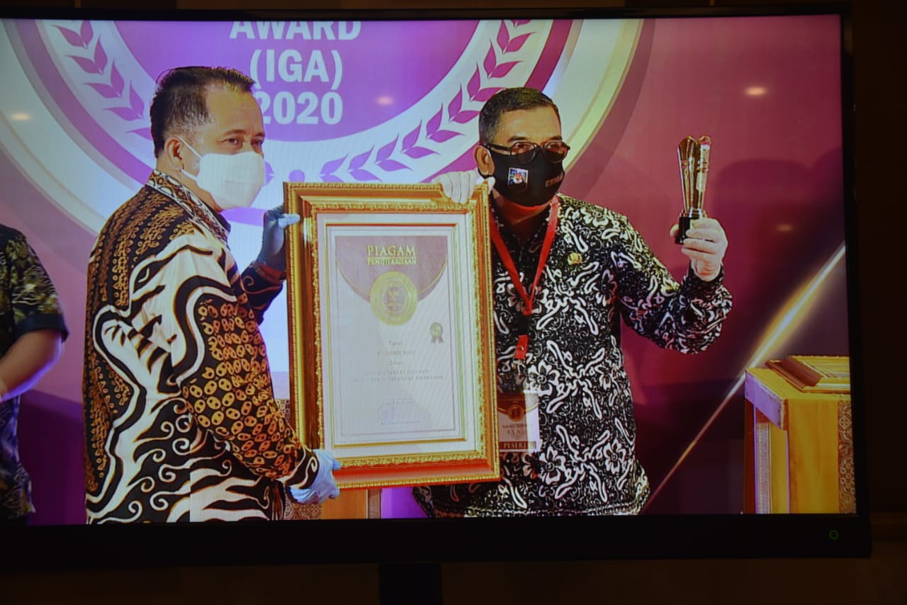Termasuk Provinsi Sangat Inovatif, Riau Terima IGA 2020