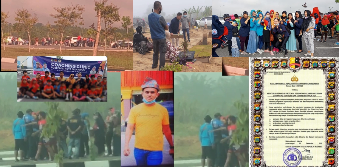 Pemuda Milenial Pekanbaru Apresiasi Polisi Bubarkan Kegiatan Keramaian
