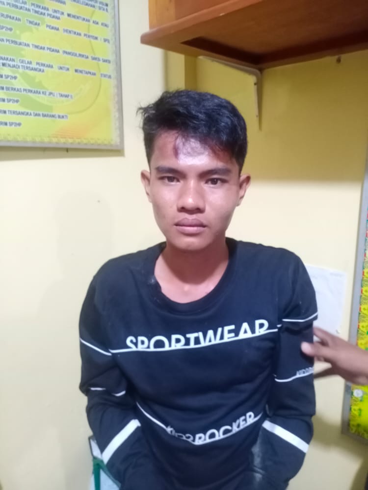 Kabur Usai Bunuh Mertua, HS Dibekuk Satreskrim Polres Kuansing di Tempat Persembunyian