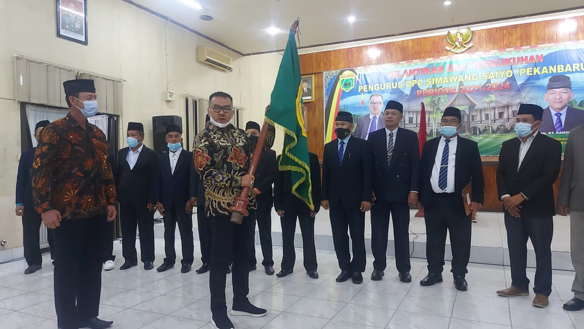 Pengurus DPC Simawang Saiyo Pekanbaru 2021-2024 Dikukuhkan