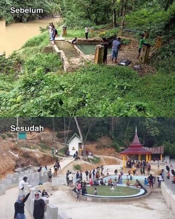 Pembangunan Objek Wisata Air Panas Selesai, Insyaallah, Awal Maret Diresmikan