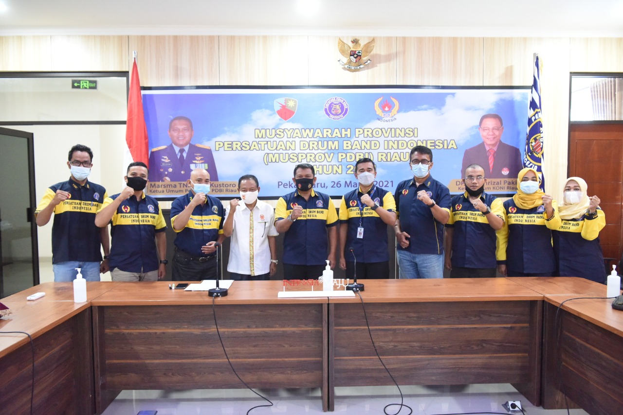 Pimpin PDBI, Danlanud RSN Janji Akan Besarkan dan Perkuat Drum Band Riau