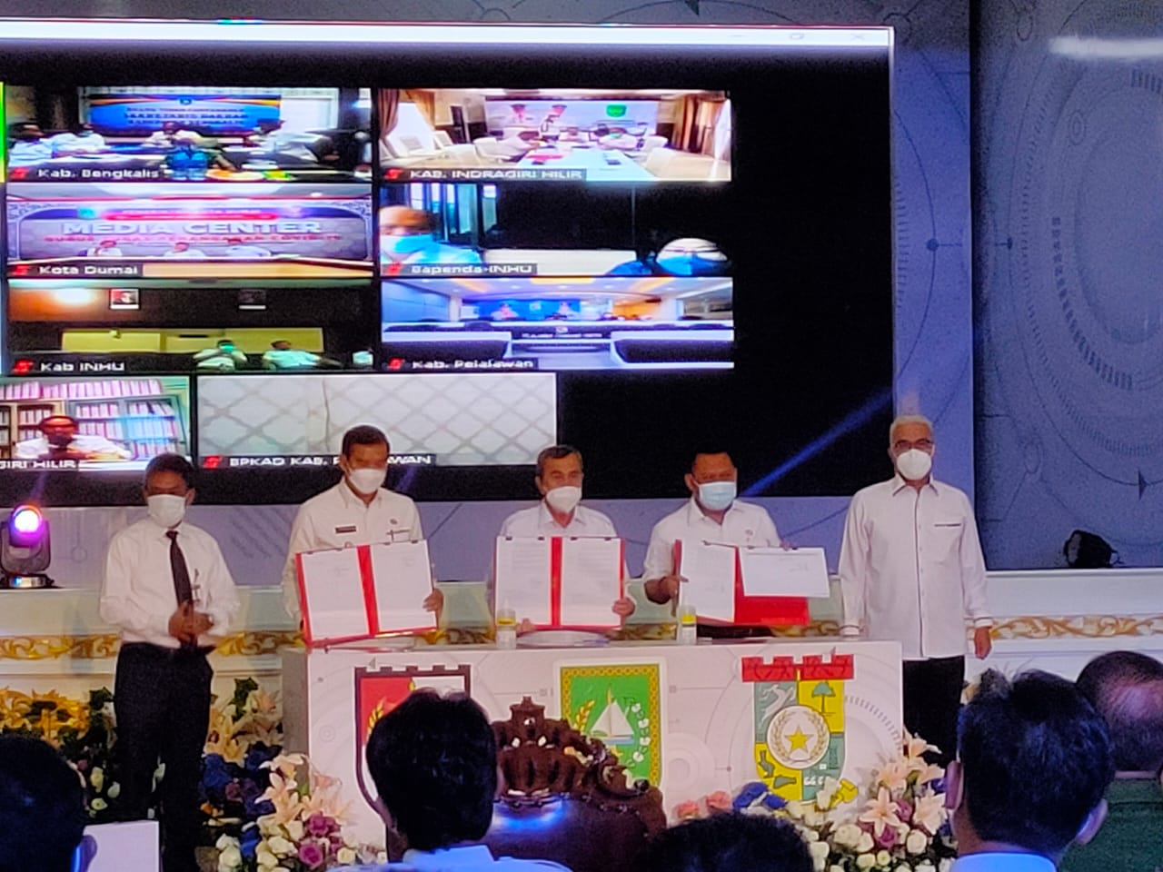 Resmi Dikukuhkan, 3 TP2DD di Riau Siap Tingkatkan PAD