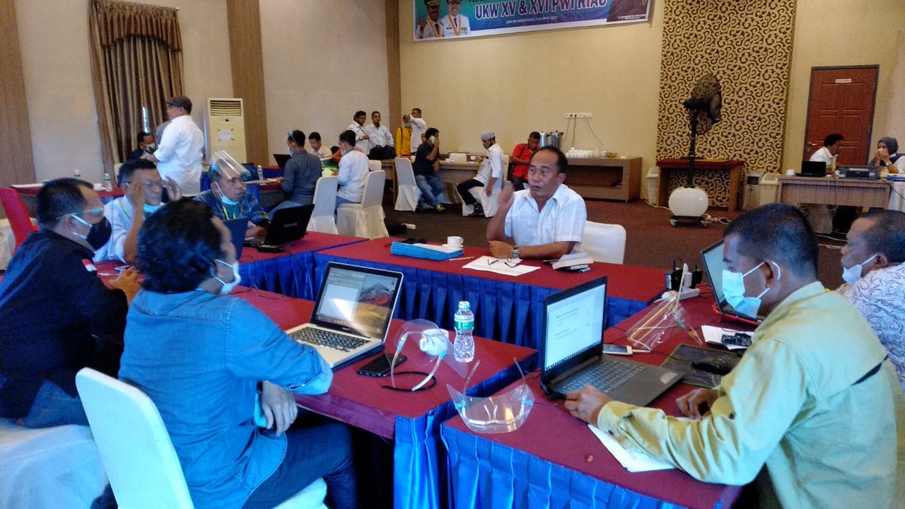 Sebanyak 84 Wartawan Riau Ikuti UKW Angkatan XV dan XVI di Siak