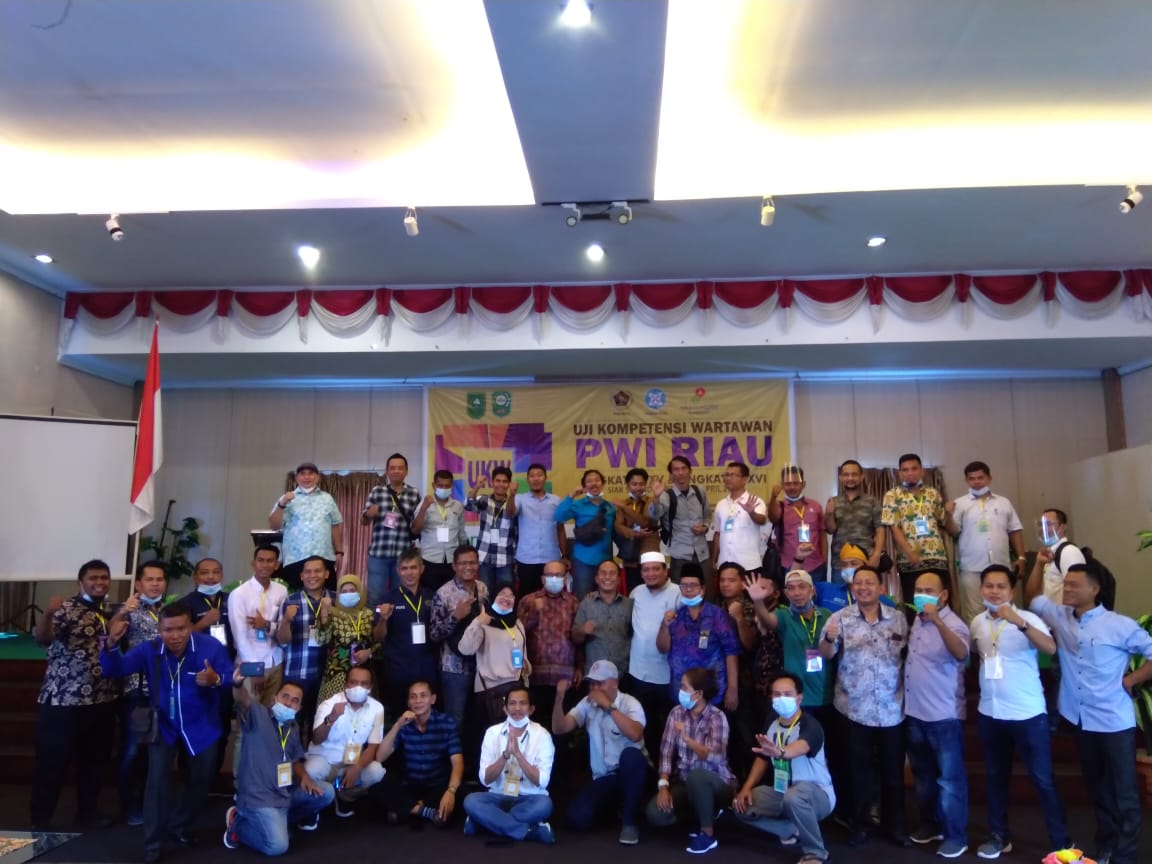 Dari 41 Peserta UKW Angkatan XV PWI Riau, 5 Dinyatakan Belum Kompeten