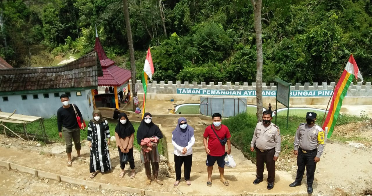 Pengunjung Lokasi Wisata di Kuansing Dibatasi, Polres Himbau Patuhi 5 M