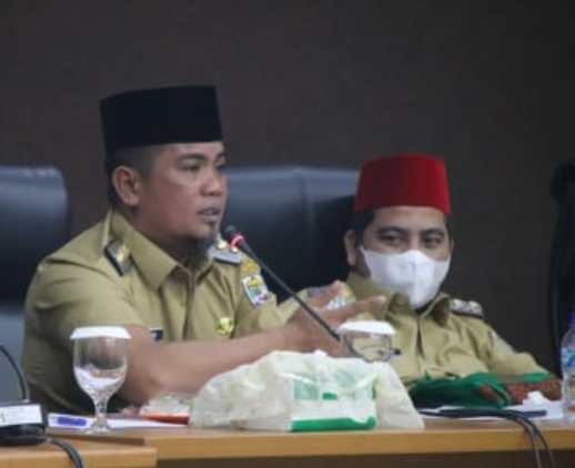 Coffee Morning Pasca Lebaran, Bupati Zukri : Kades Tak Serius Tangani Covid, Tahan Dana ADD
