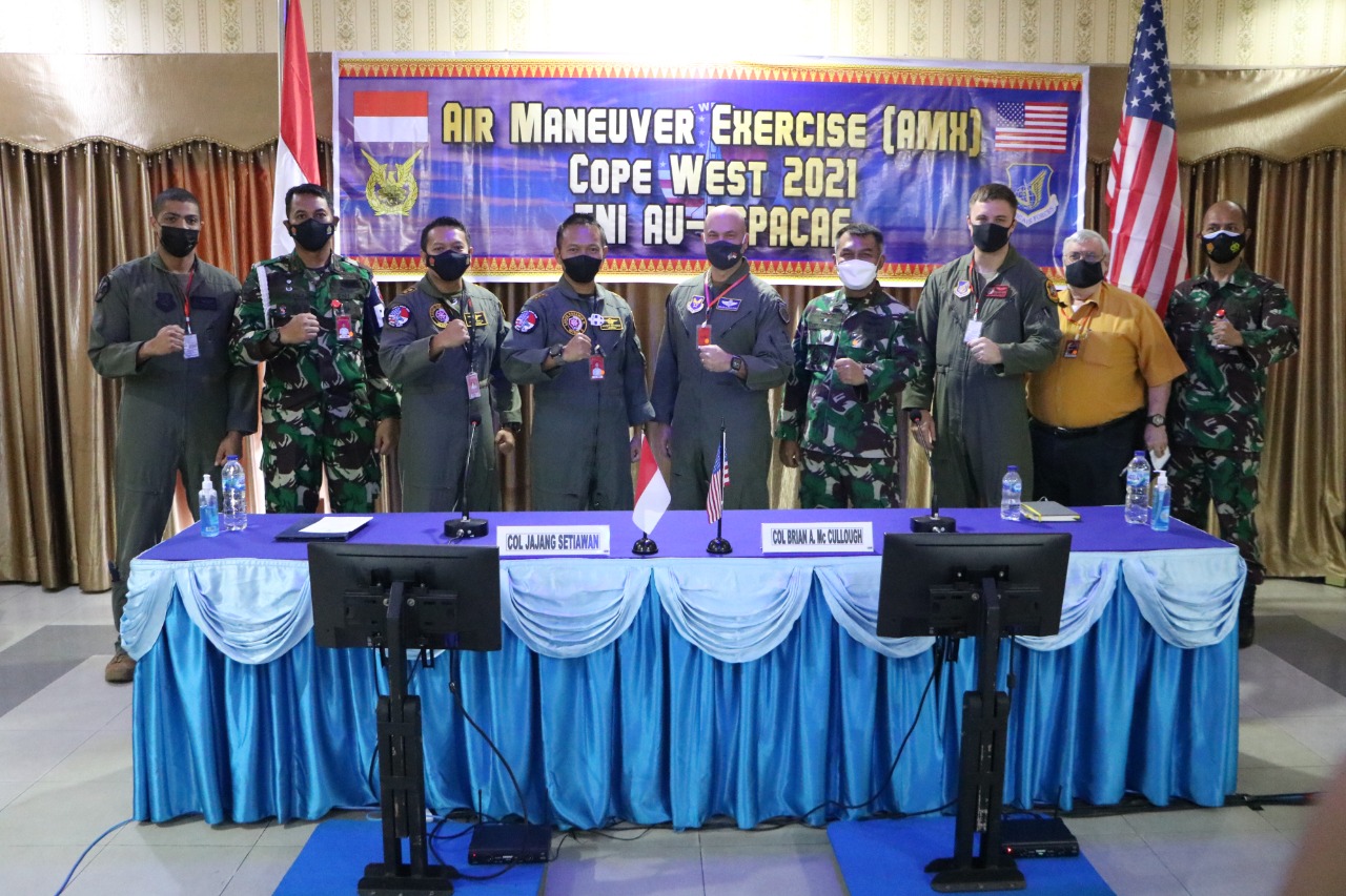 TNI AU dan USPACAF Amerika Serikat Resmi Mulai Latihan Bersama di Pekanbaru