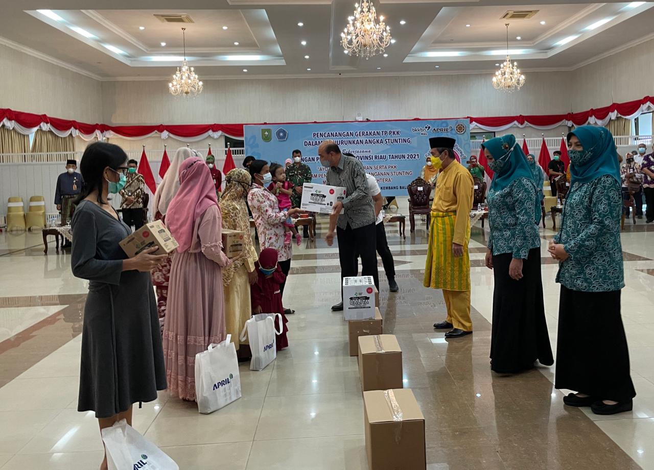 Gubri Apresiasi PT RAPP Dukung Program Cegah Stunting di Riau