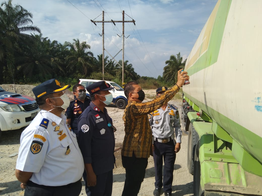 Dishub Riau Gelar Razia ODOL, Sasarannya Kendaraan Kelebihan Muatan