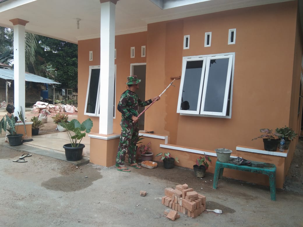 Selamat, Bedah Rumah Program TMMD ke-111 untuk Bu Dede Telah Rampung