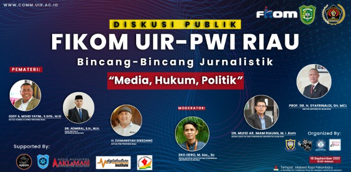Fikom UIR-DPRD RIAU dan PWI Gelar Diskusi Bareng