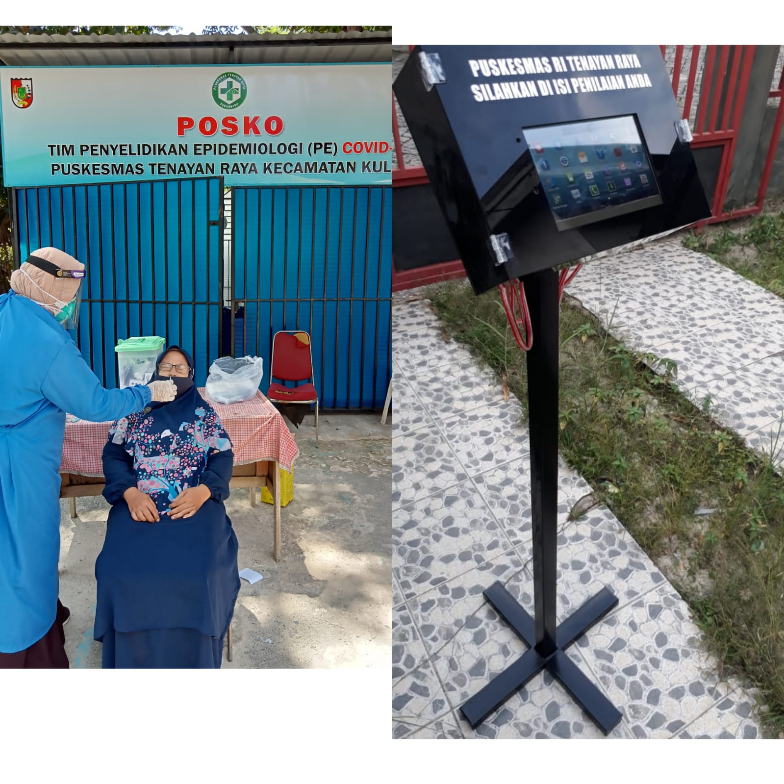 Puskesmas Tenayan Raya Buka Posko PE untuk Lacak Kontak Covid-19