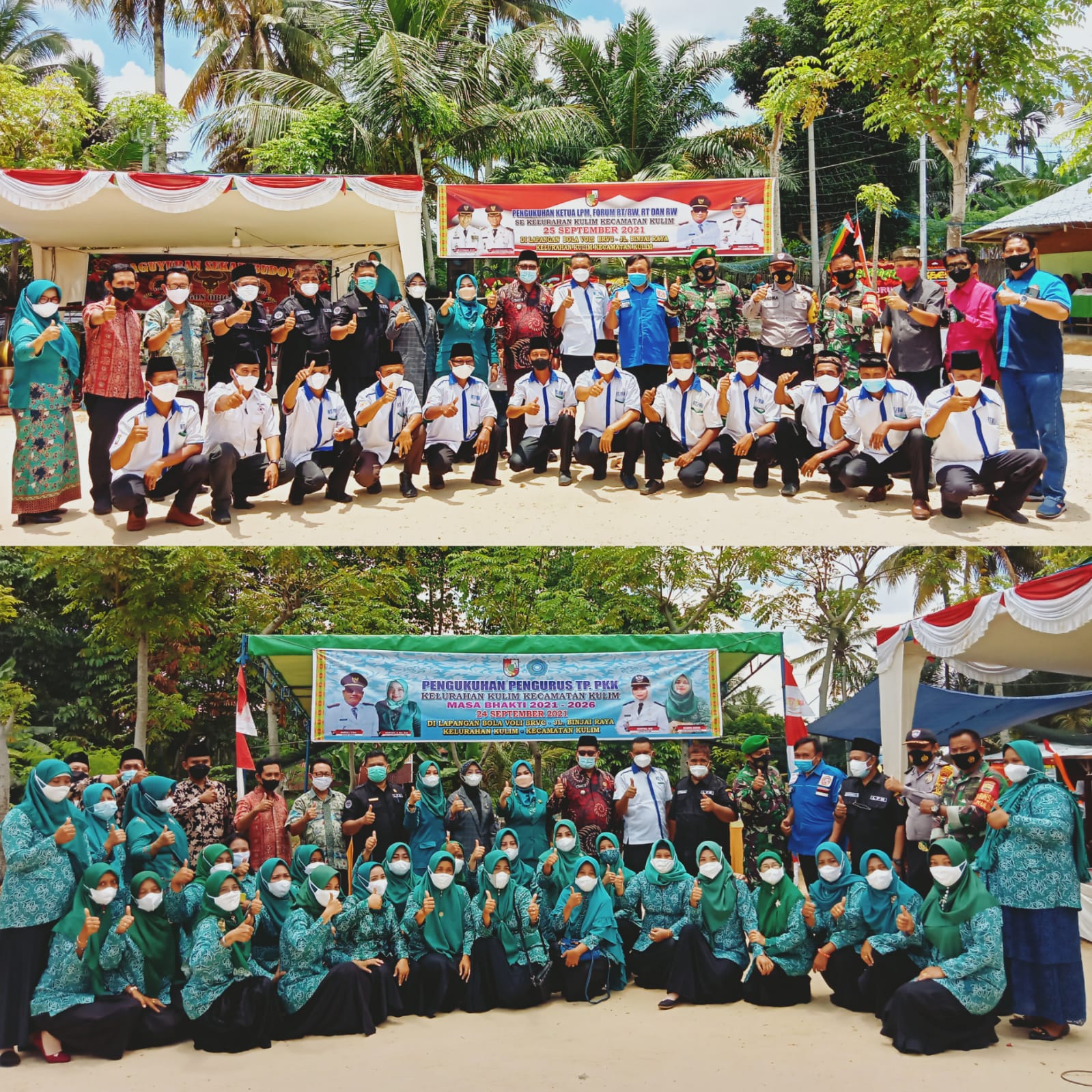  LPM, RT RW dan PKK se- Kelurahan Kulim Resmi Dikukuhkan