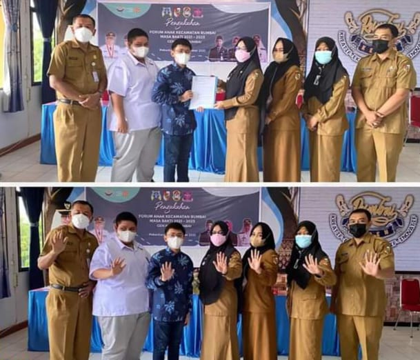 Dikukuhkan Camat, ini Fungsi Forum Anak Kecamatan Rumbai