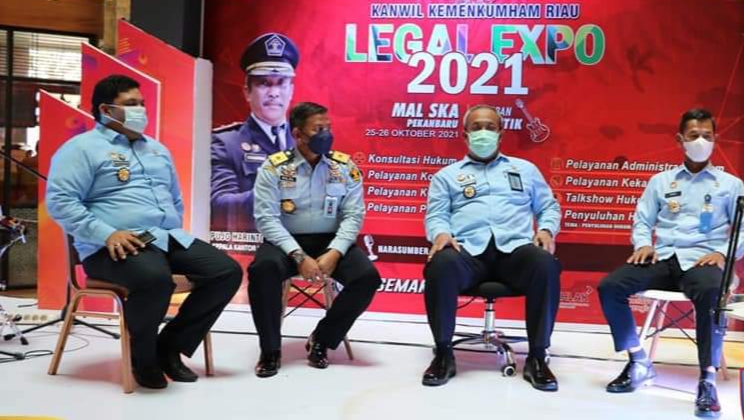 Beri Pelayanan Langsung, Kemenkumham Riau Gelar Legal Expo di Atrium Mal Ska
