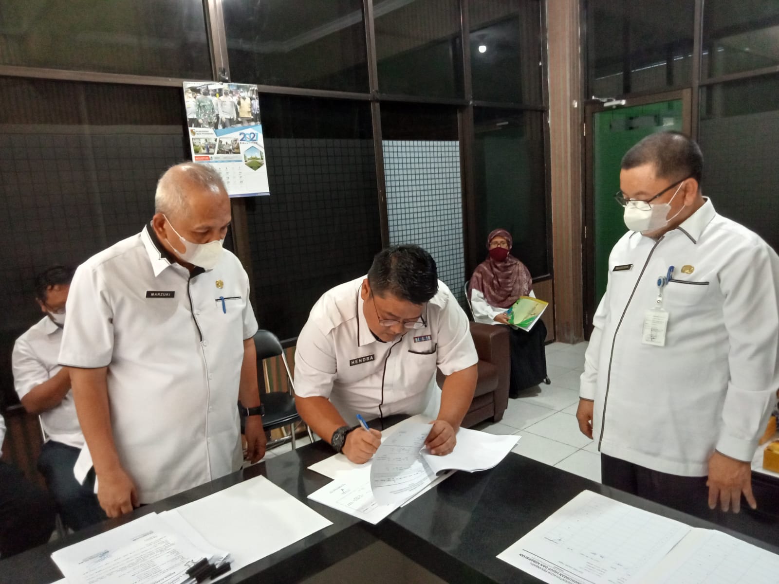 Kepala BKPSDM Pimpin Sertijab Plt Kadis DLHK Pekanbaru