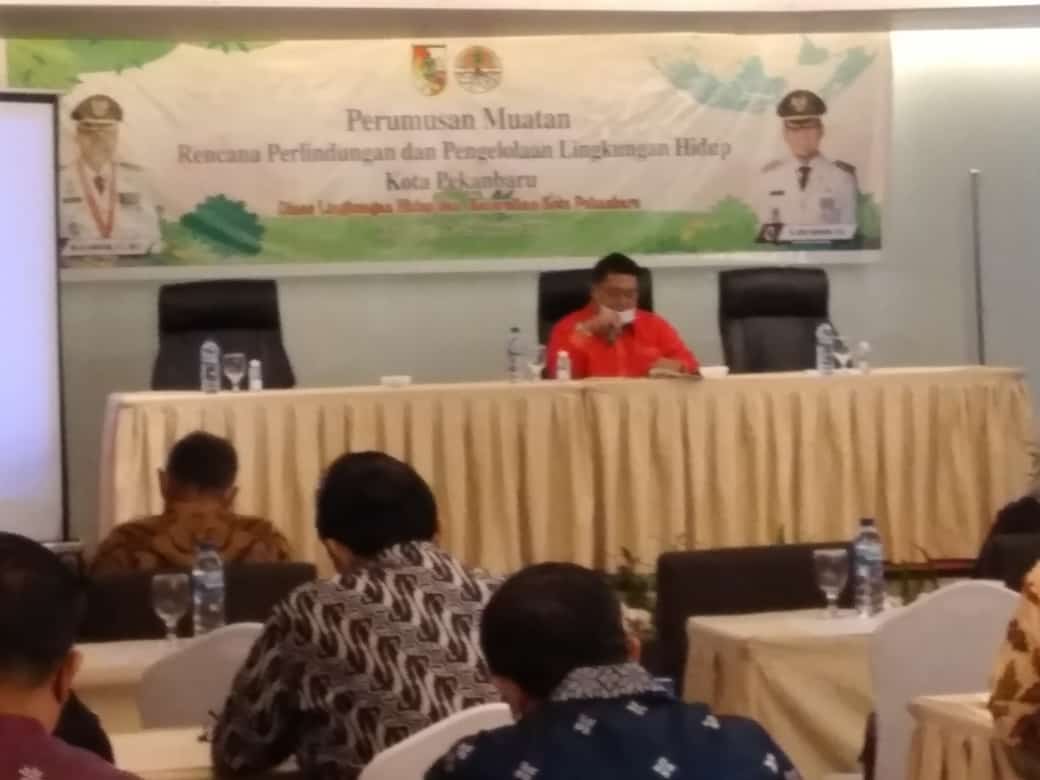 Pengendalian Pemanfaatan SDA, DLHK Pekanbaru Gelar Penyusunan Muatan RPPLH 