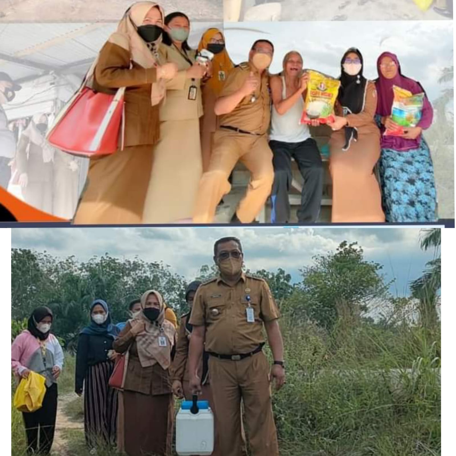 Jemput Bola, Camat Kulim Lakukan Vaksinasi Lansia Door to Door 