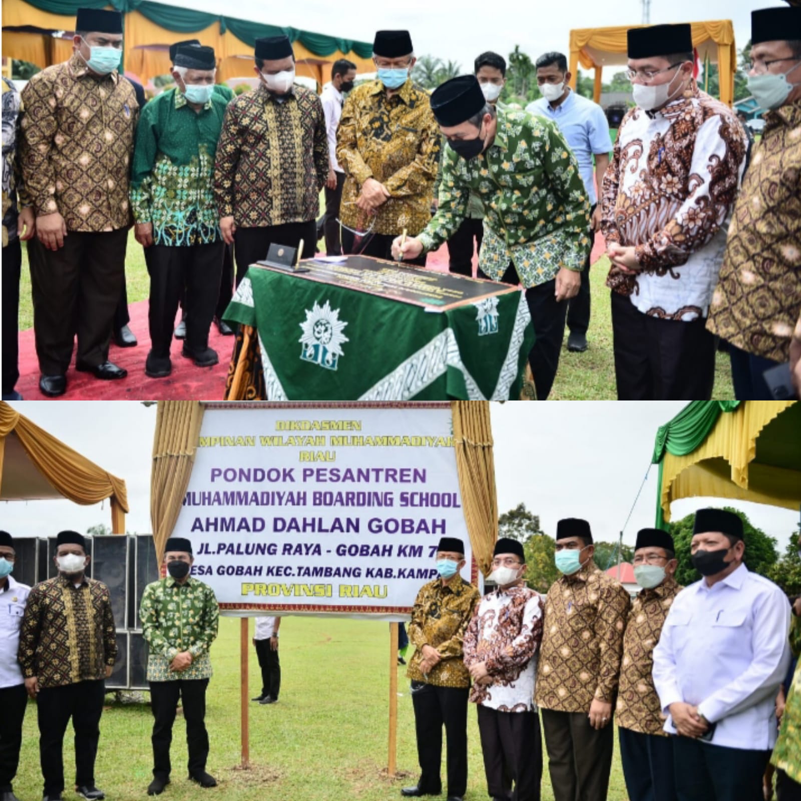 Gubri Resmikan Pondok Pesantren MBS Desa Gobah