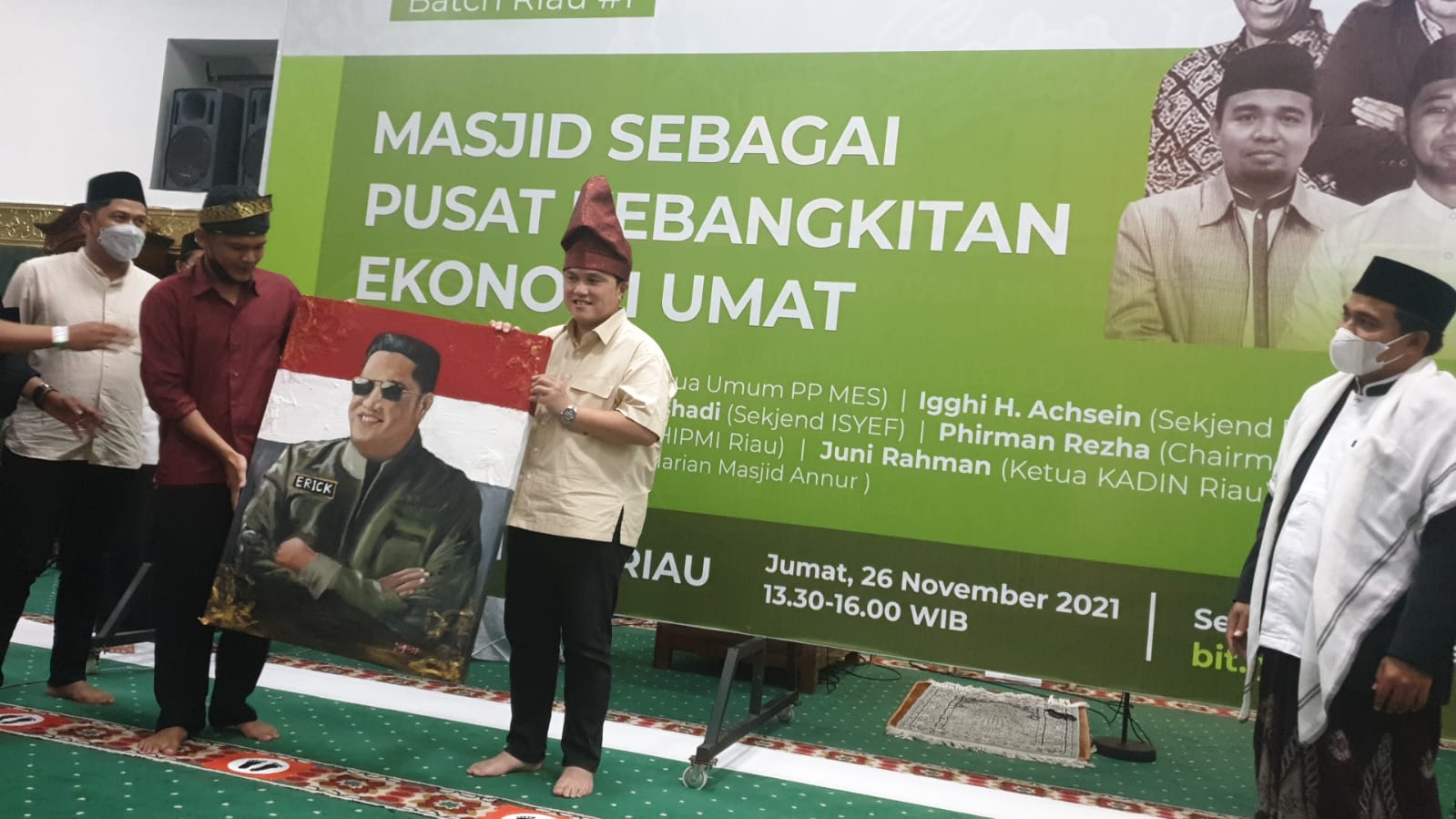 Erick Thohir di Riau : Jadikan Masjid Sebagai Mercusuar Peradaban