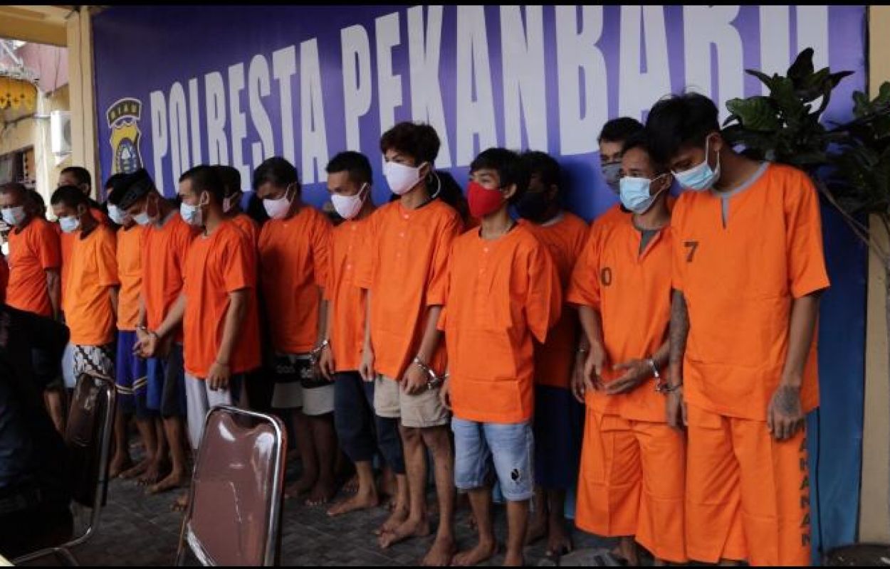 Dua Bulan, Polresta Pekanbaru Tangkap 33 Pelaku Curas, Curat, dan Curanmor