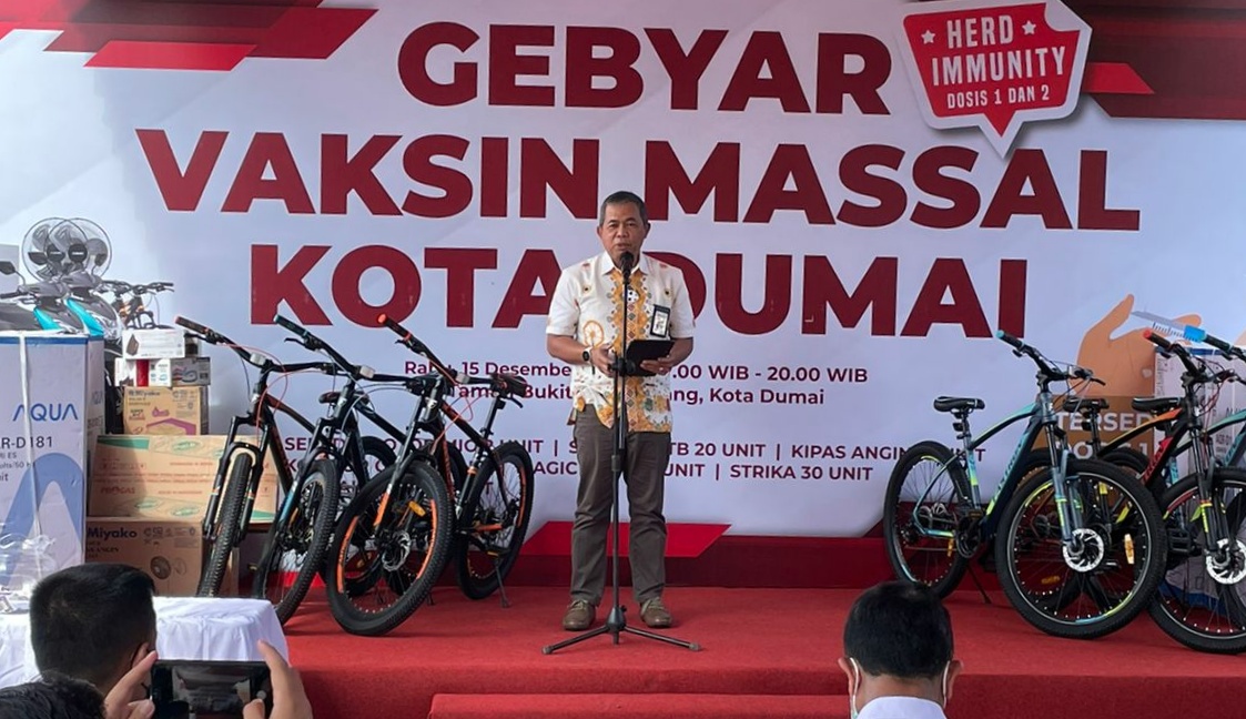 Dorong Pemulihan Ekonomi, OJK Riau Gelar Vaksin Massal di Dumai