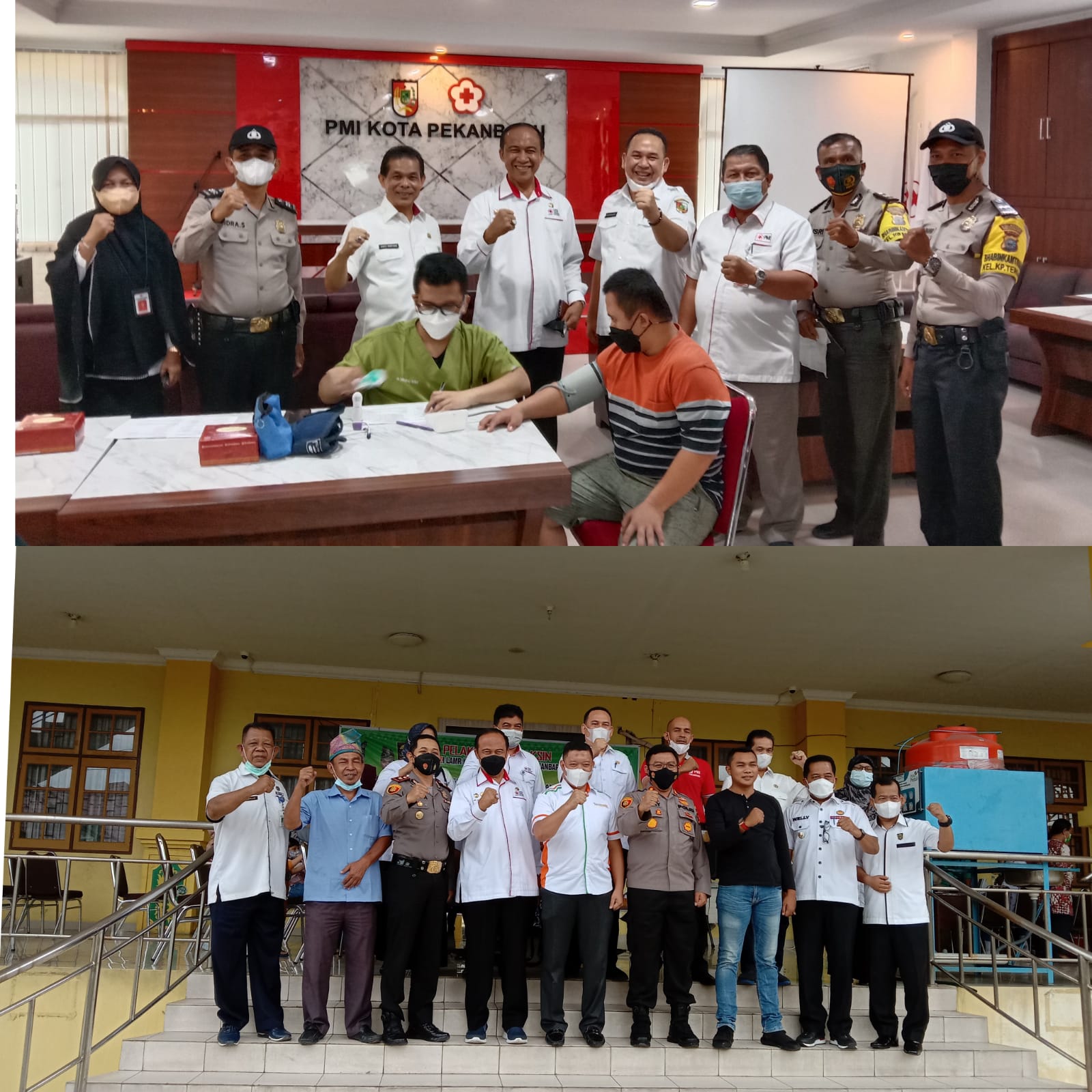 PMI Pekanbaru Gelar Vaksinasi Massal Covid-19
