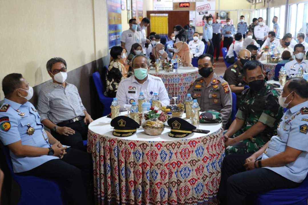 Kepala Kanwil Kemenkumham Riau Pimpin Sertijab dan Pisah Sambut Kalapas Pekanbaru