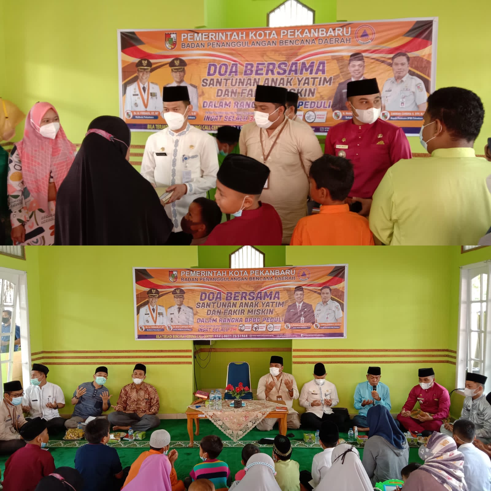 BPBD Pekanbaru Gelar Doa Bersama dan Santuni Anak Yatim