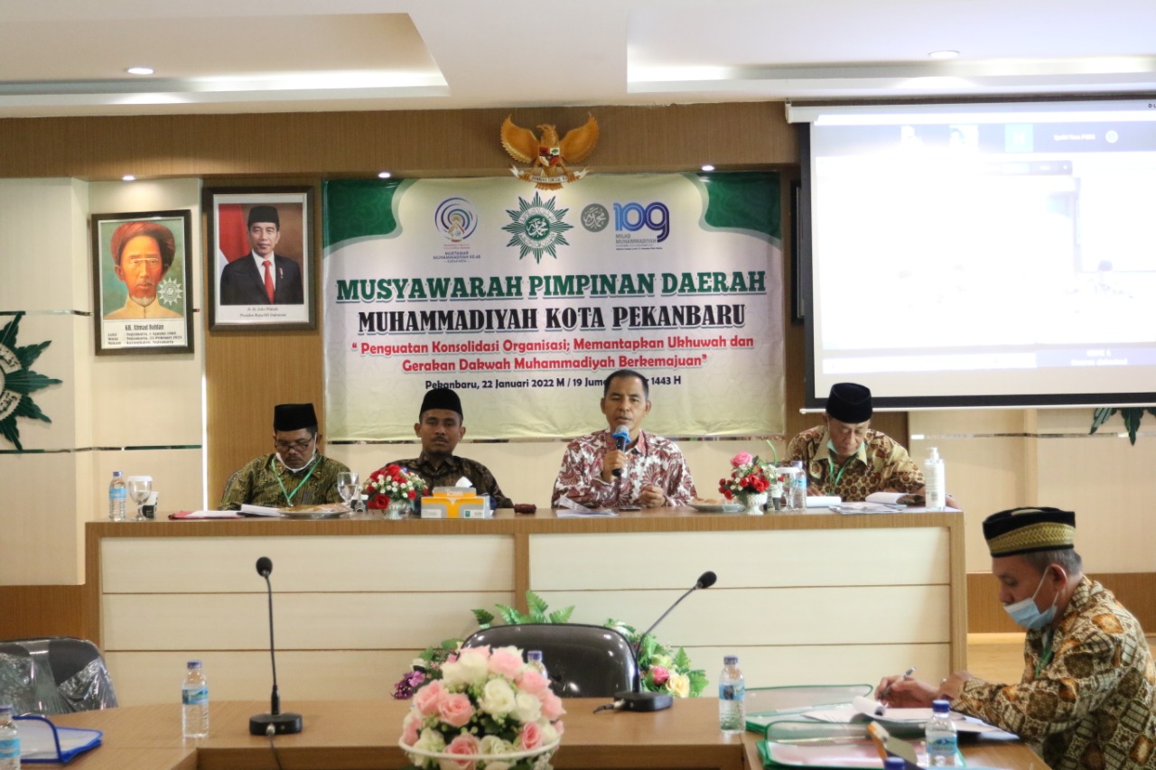 Musypimda Sahkan Sutarmo Jadi Ketua PD Muhammadiyah Pekanbaru 