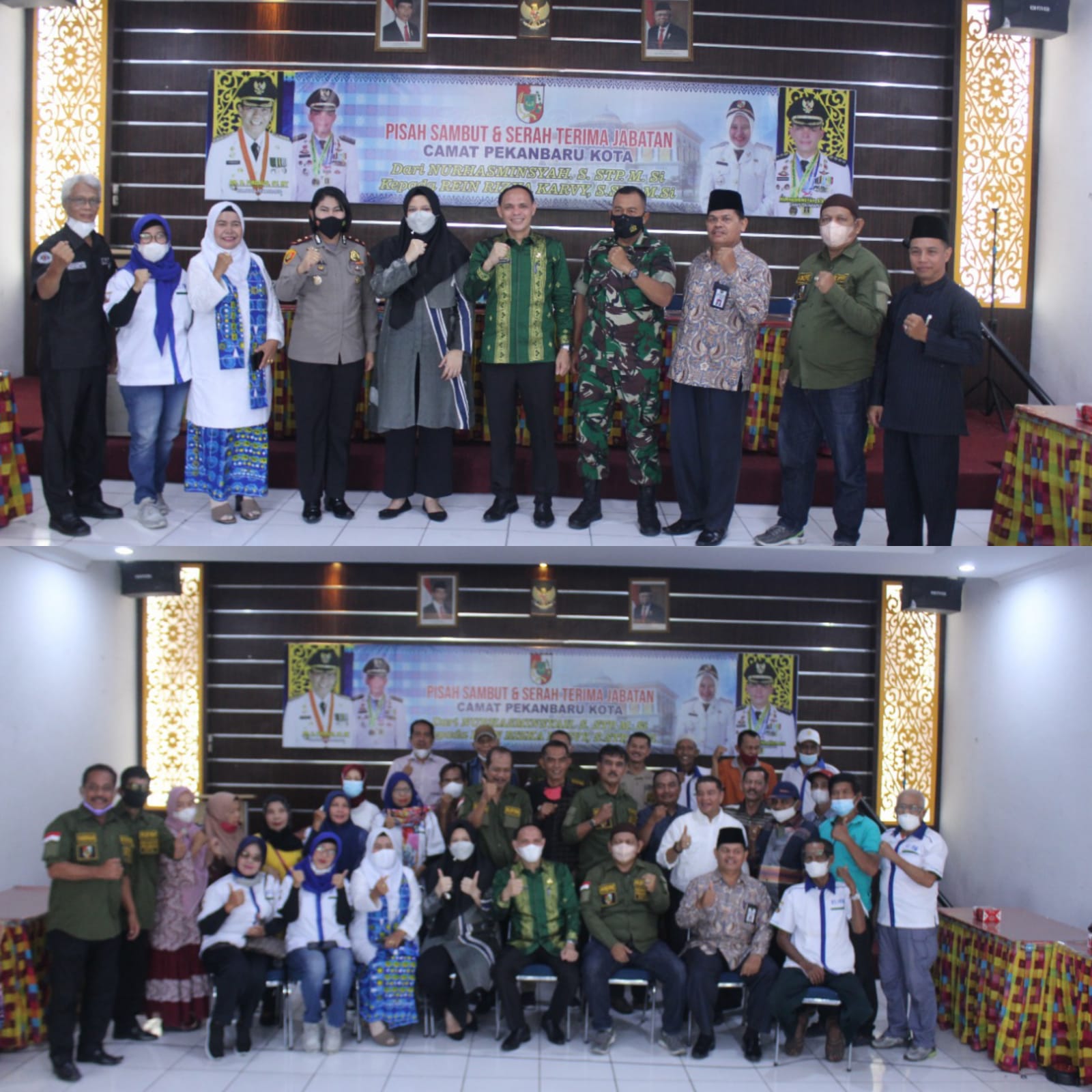 Pisah Sambut Camat Pekanbaru Kota, Rein: Tetap Lanjutkan Program Terbaik 