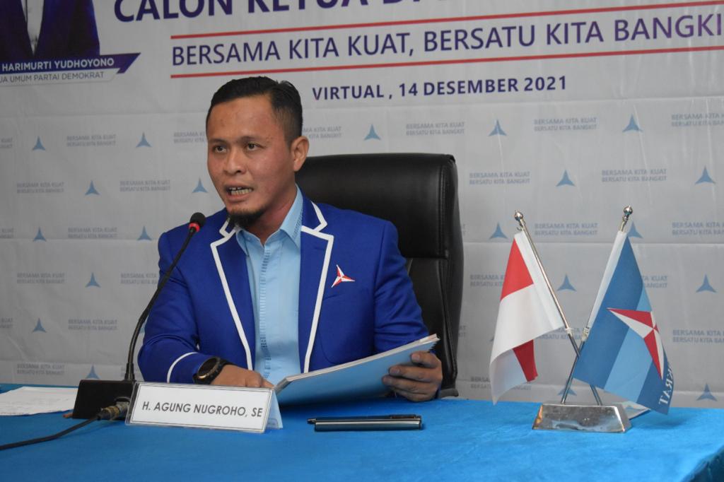 Tempati Posisi 3 Besar, Agung Nugroho Minta Kader Demokrat Riau Tetap Kerja Keras