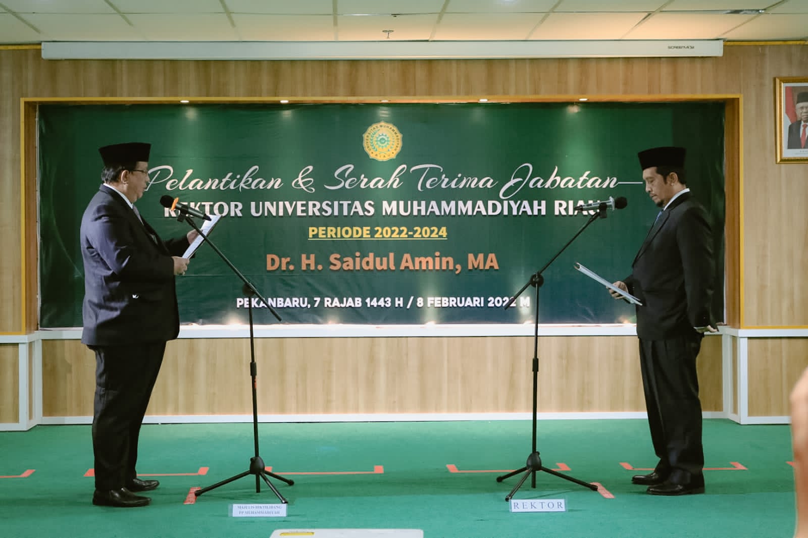 Dilantik Jadi Rektor Umri, Ini Harapan Saidul Amin